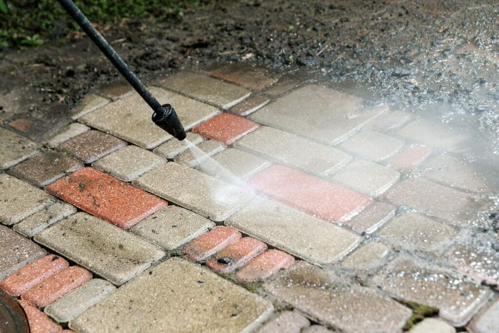 Block Pavement cleaning